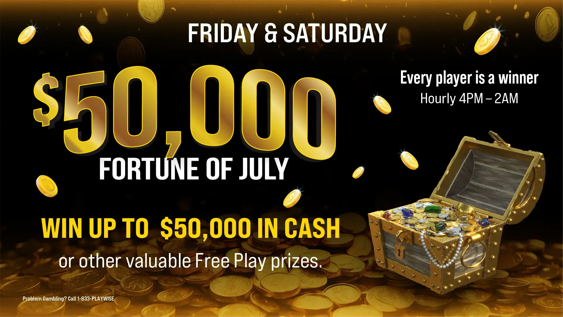 $50,000 Fortune Of July