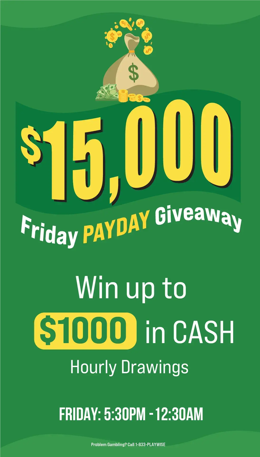 $15K Friday Payday Giveaway