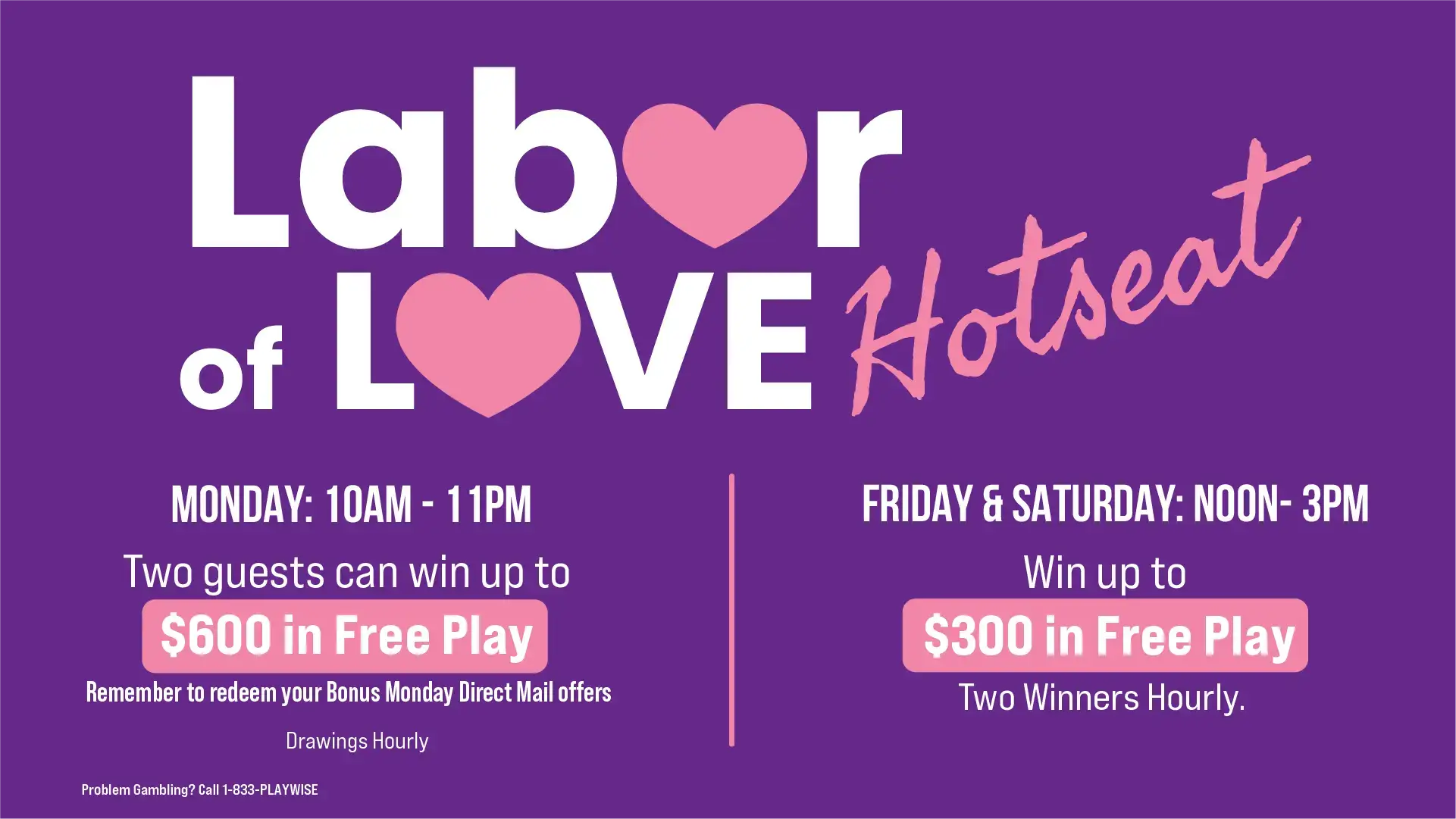 Labor of Love Hot Seat