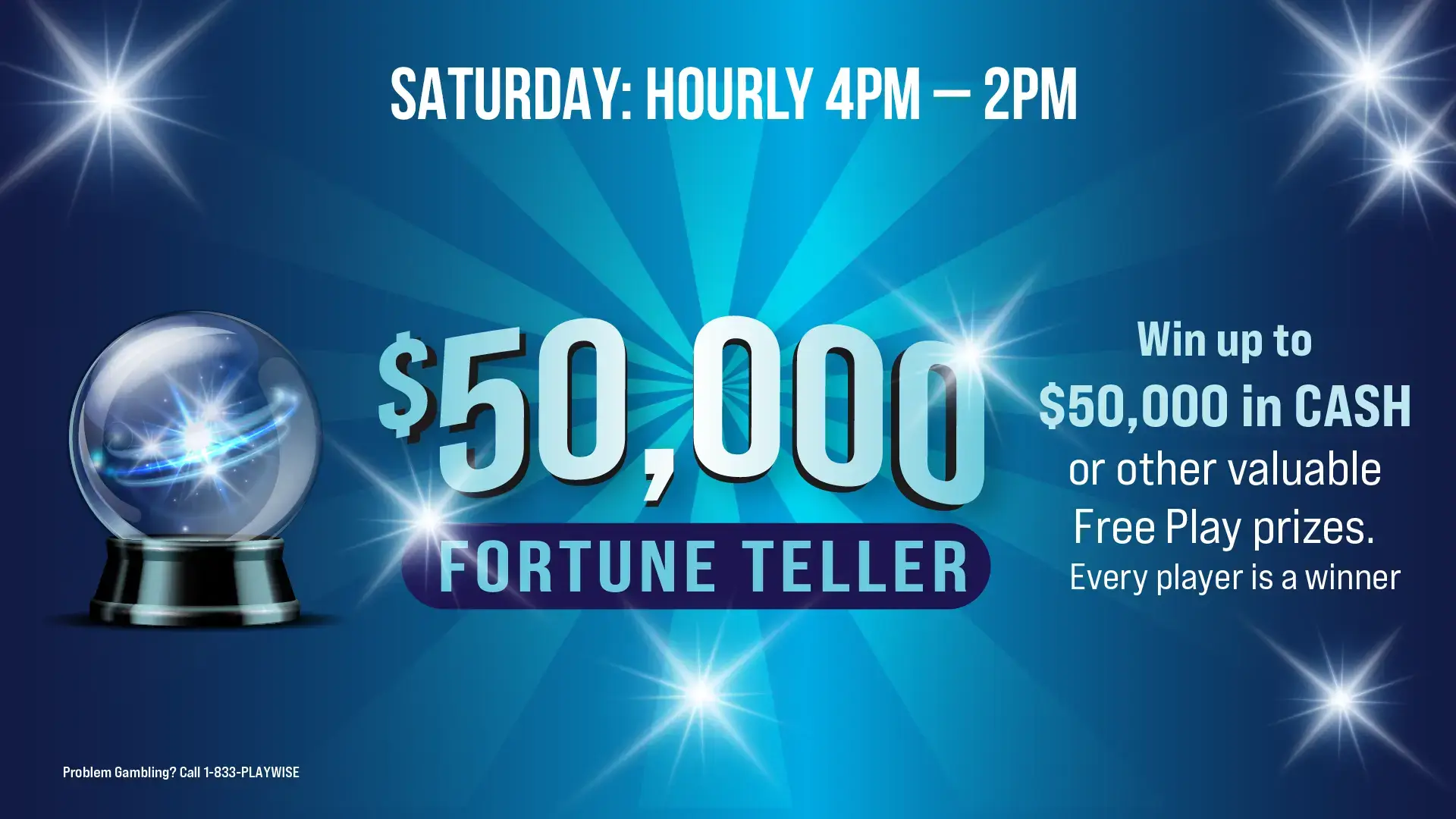 $50,000  Fortune Teller