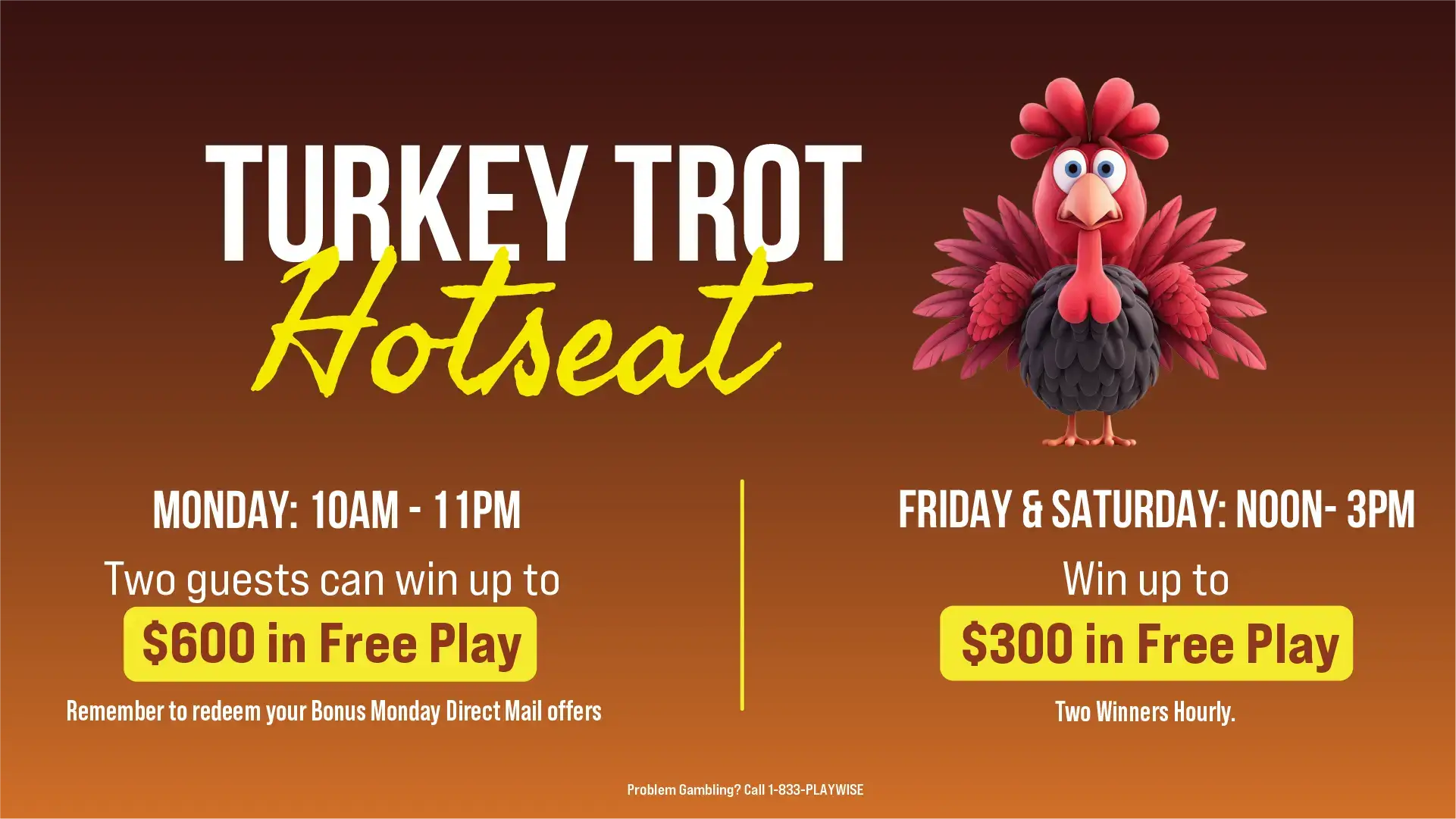 Turkey Trot Hot Seat